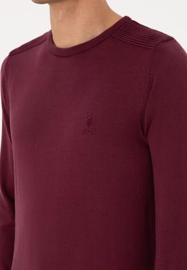 Erkek Bordo Basic Kazak - 50307779080