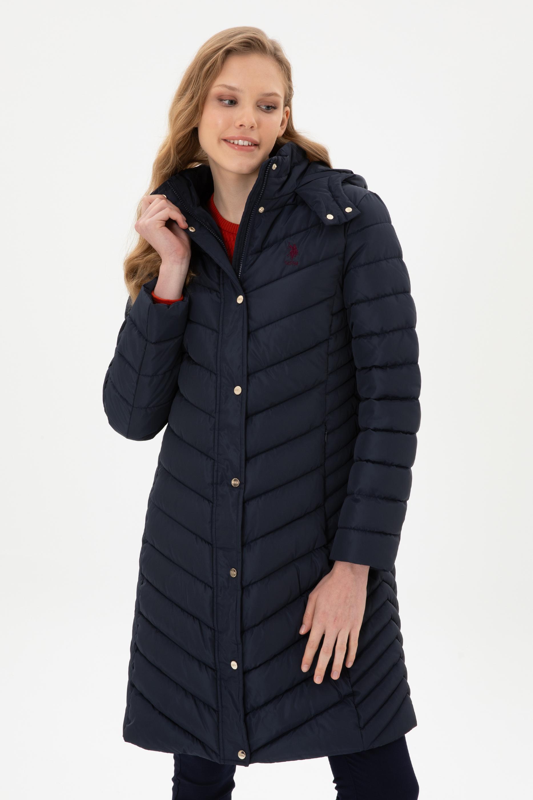 Kadın Lacivert Kaban