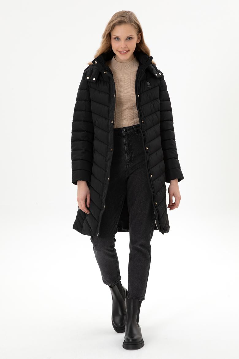 Kadın Siyah Kaban - 50312015014