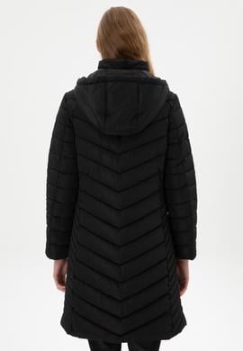 Kadın Siyah Kaban - 50312015014