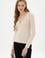 Kadın Krem Basic Triko Hırka