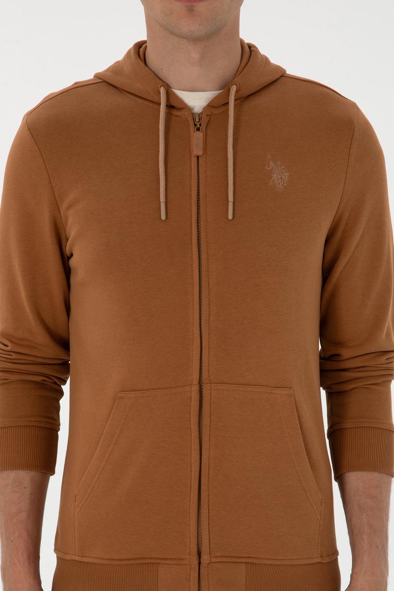 Erkek Camel Örme Hırka - 50313748097