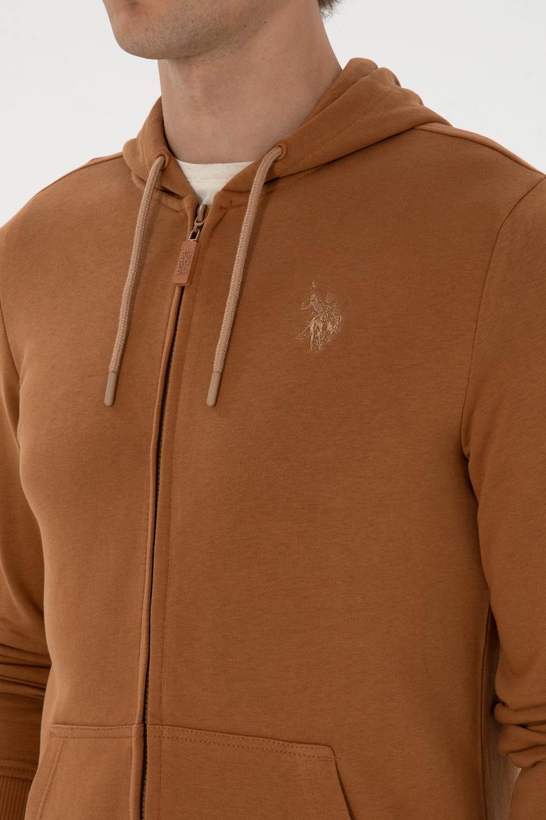 Erkek Camel Örme Hırka - 50313748097