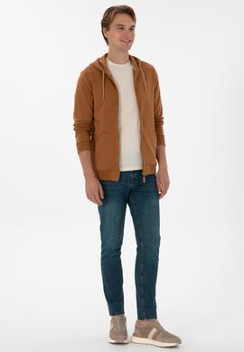 Erkek Camel Örme Hırka - 50313748097