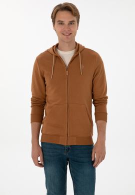 Erkek Camel Örme Hırka - 50313748097