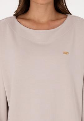 Kadın Taş Bisiklet Yaka Sweatshirt - 50314210039