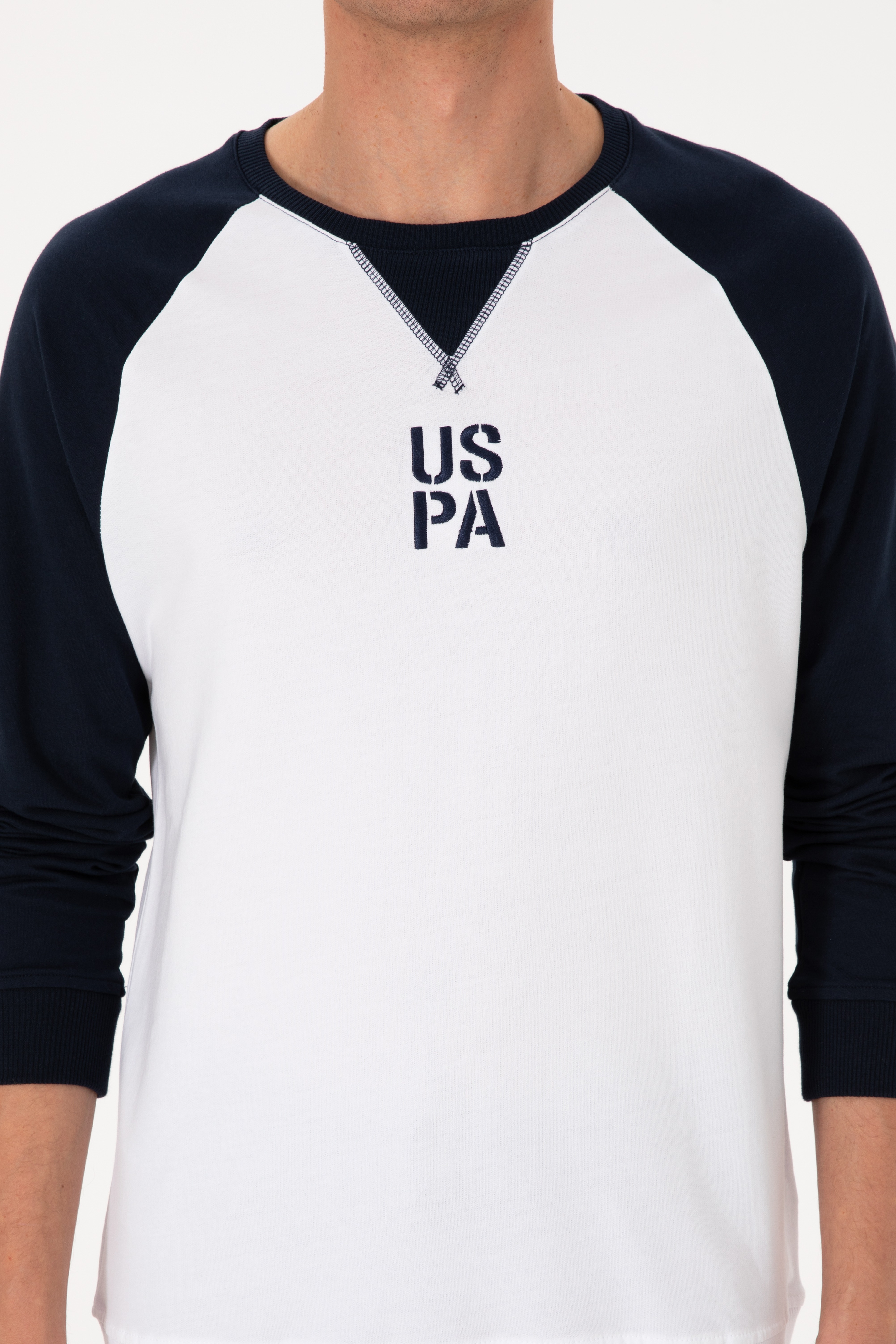 Erkek Bisiklet Yaka Regular Fit Lacivert İnce Sweatshirt - Image 6