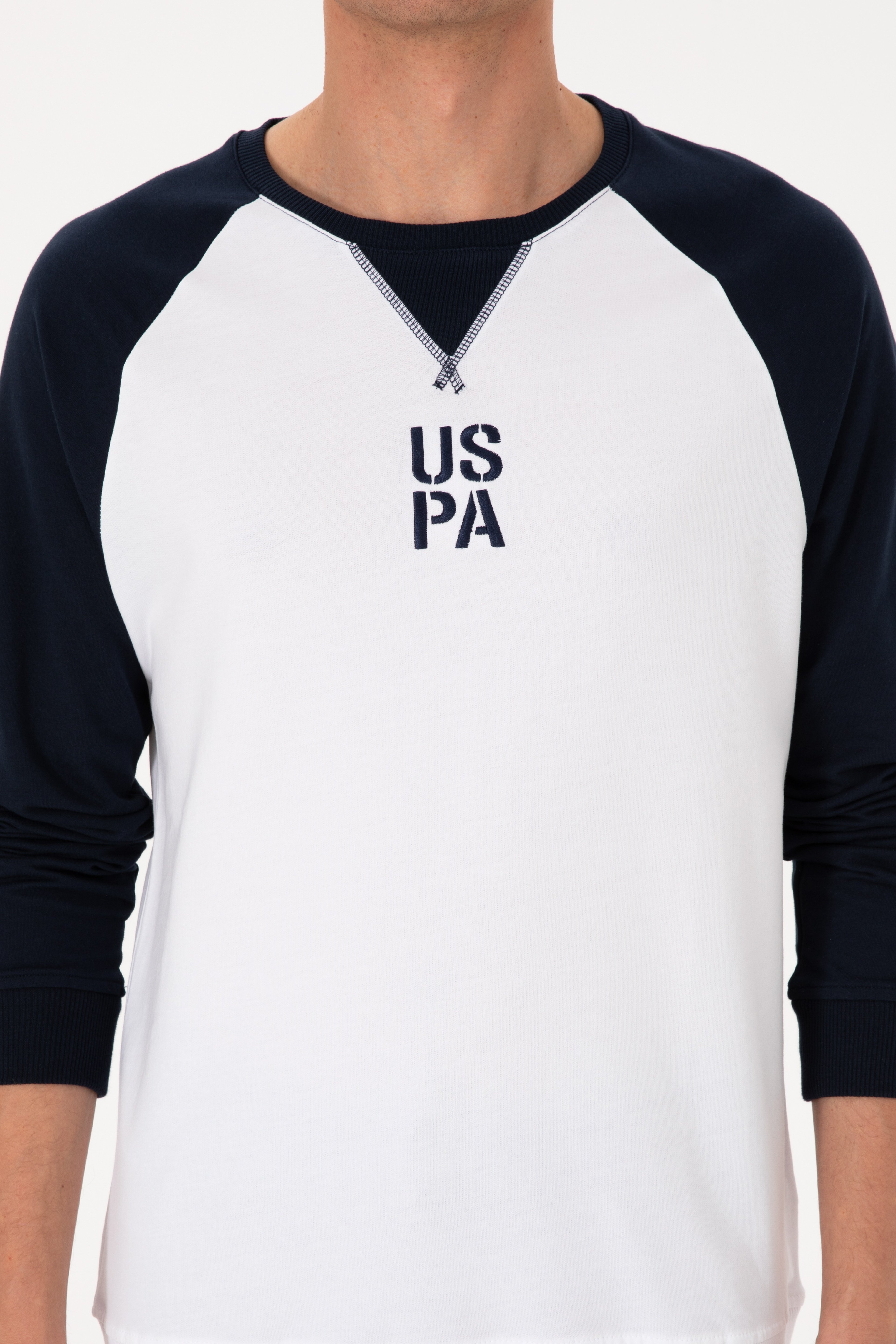 Erkek Bisiklet Yaka Regular Fit Lacivert İnce Sweatshirt