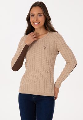 Kadın Kum Melanj Basic Kazak - 50307728012