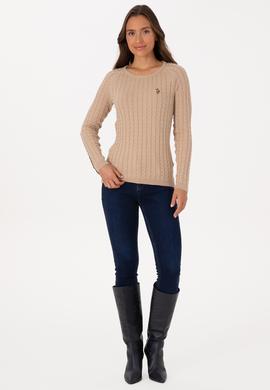 Kadın Kum Melanj Basic Kazak - 50307728012