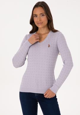 Kadın MOR Basic Kazak - 50307700027