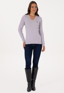 Kadın MOR Basic Kazak - 50307700027