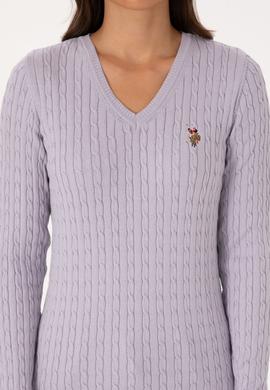 Kadın MOR Basic Kazak - 50307700027