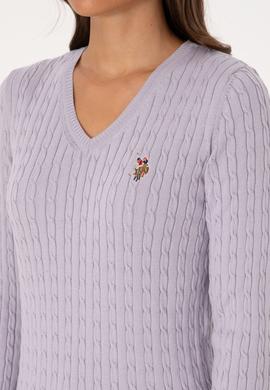 Kadın MOR Basic Kazak - 50307700027