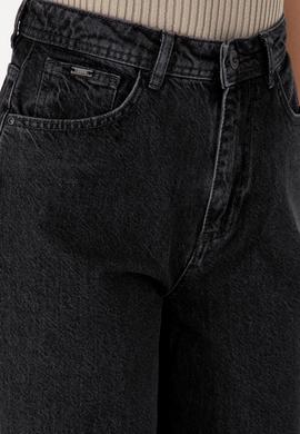 Kadın Antrasit Loose Fit Jean Pantolon - 50308792021