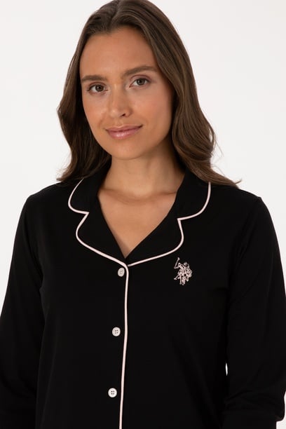Kadın Siyah Pijama Takımı