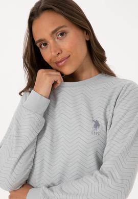 Kadın Gri Melanj Pijama Takımı - 50318820001