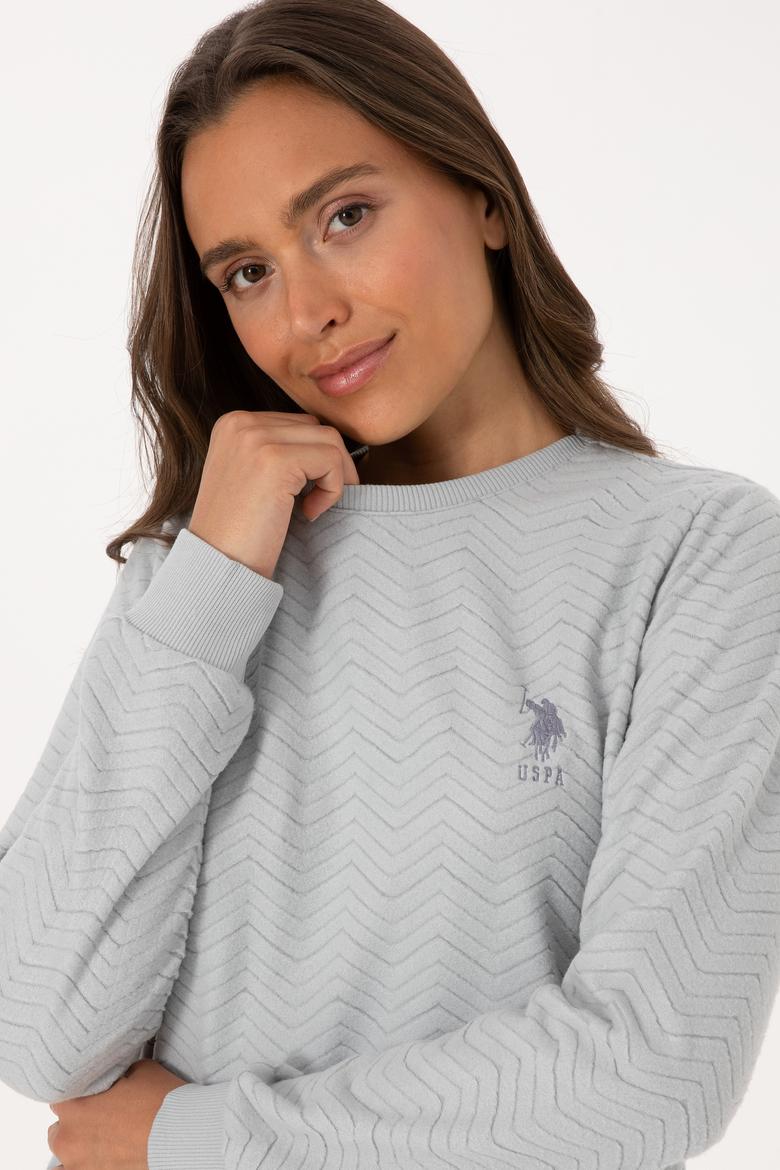 Kadın Gri Melanj Pijama Takımı - 50318820001