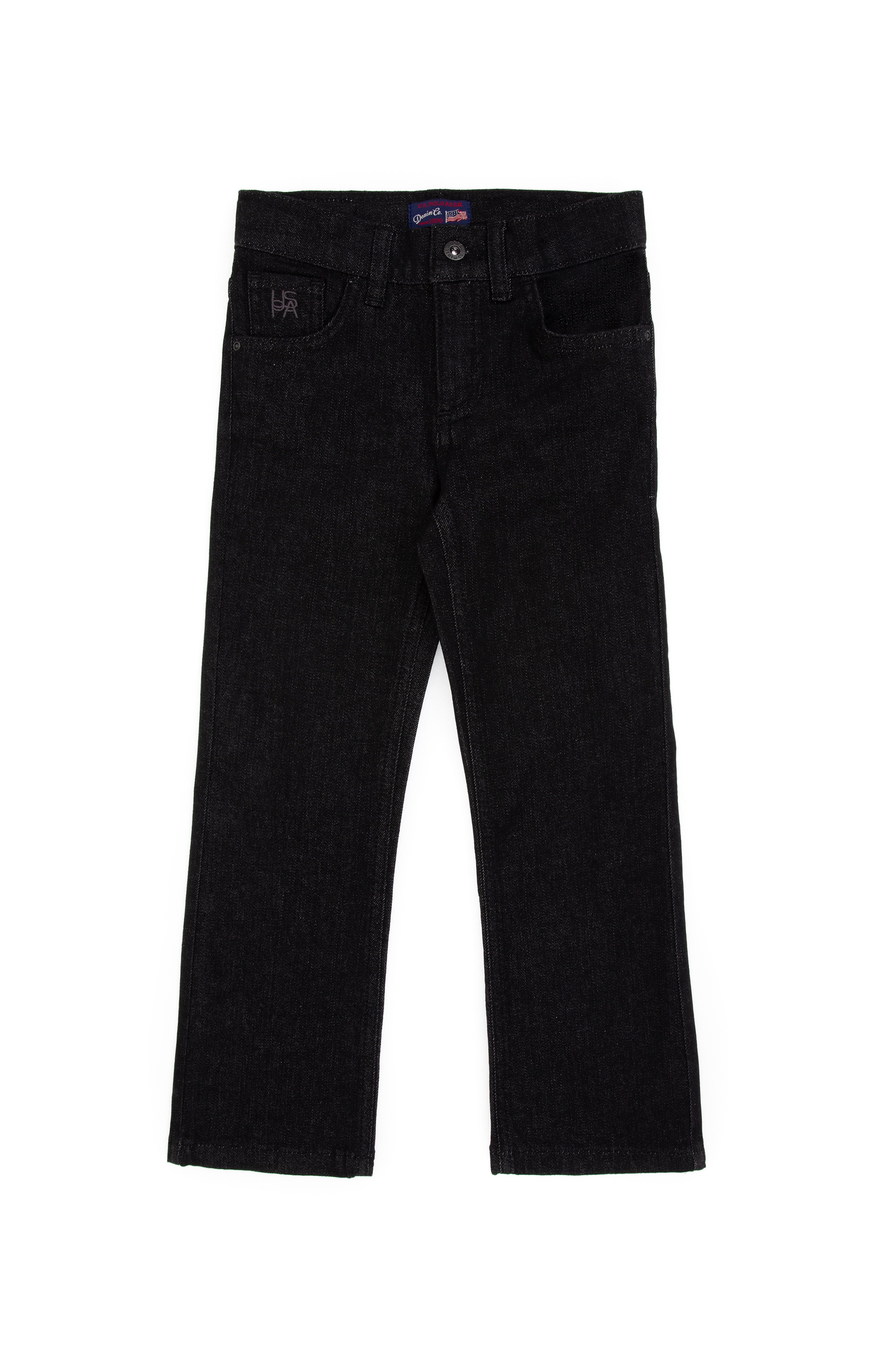 Kız Çocuk Siyah Slim Flare Jean Pantolon
