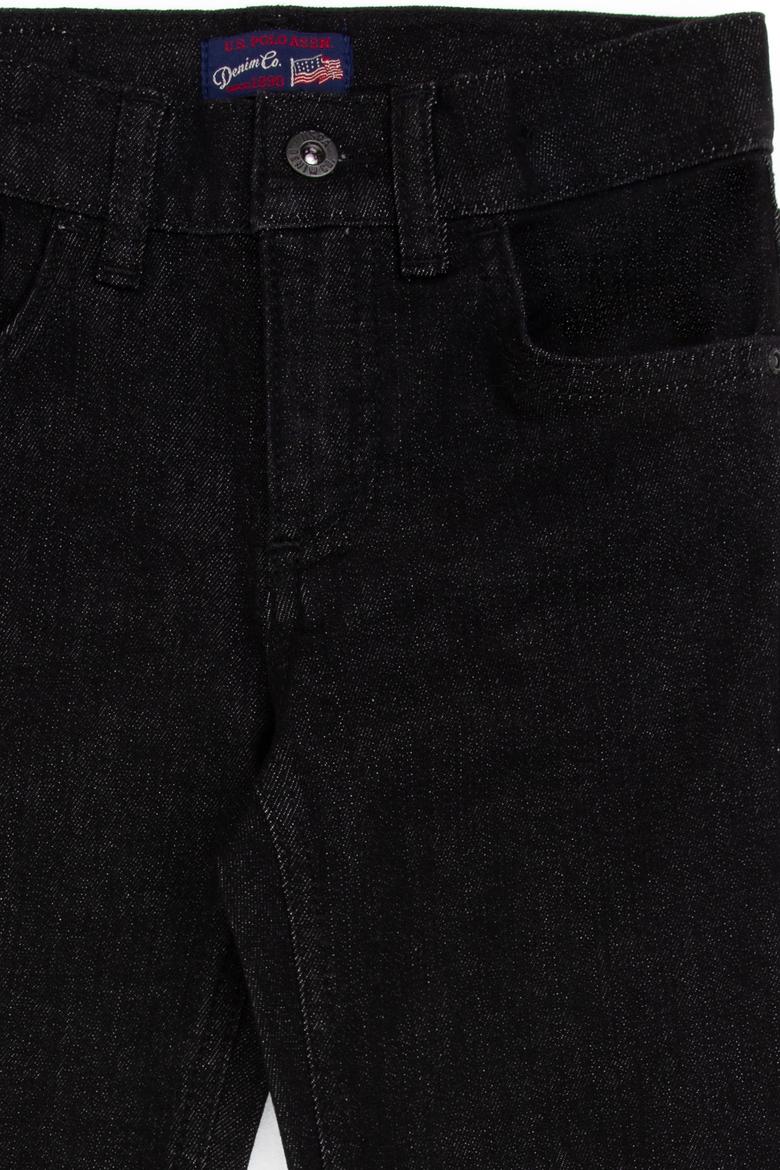 Kız Çocuk Siyah Slim Flare Jean Pantolon - 50317866001