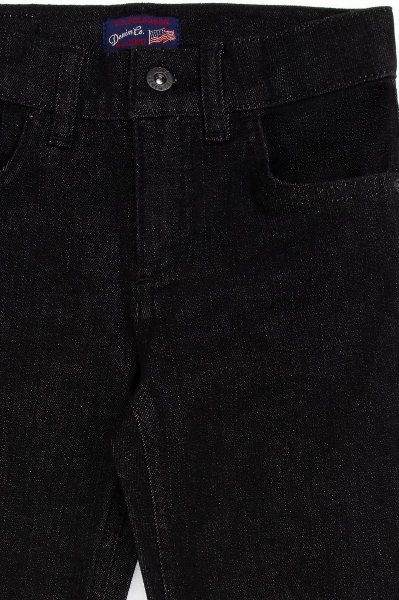 Kız Çocuk Siyah Slim Flare Jean Pantolon