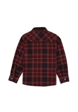 Erkek Çocuk Bordo Jean Gömlek - 50312194021