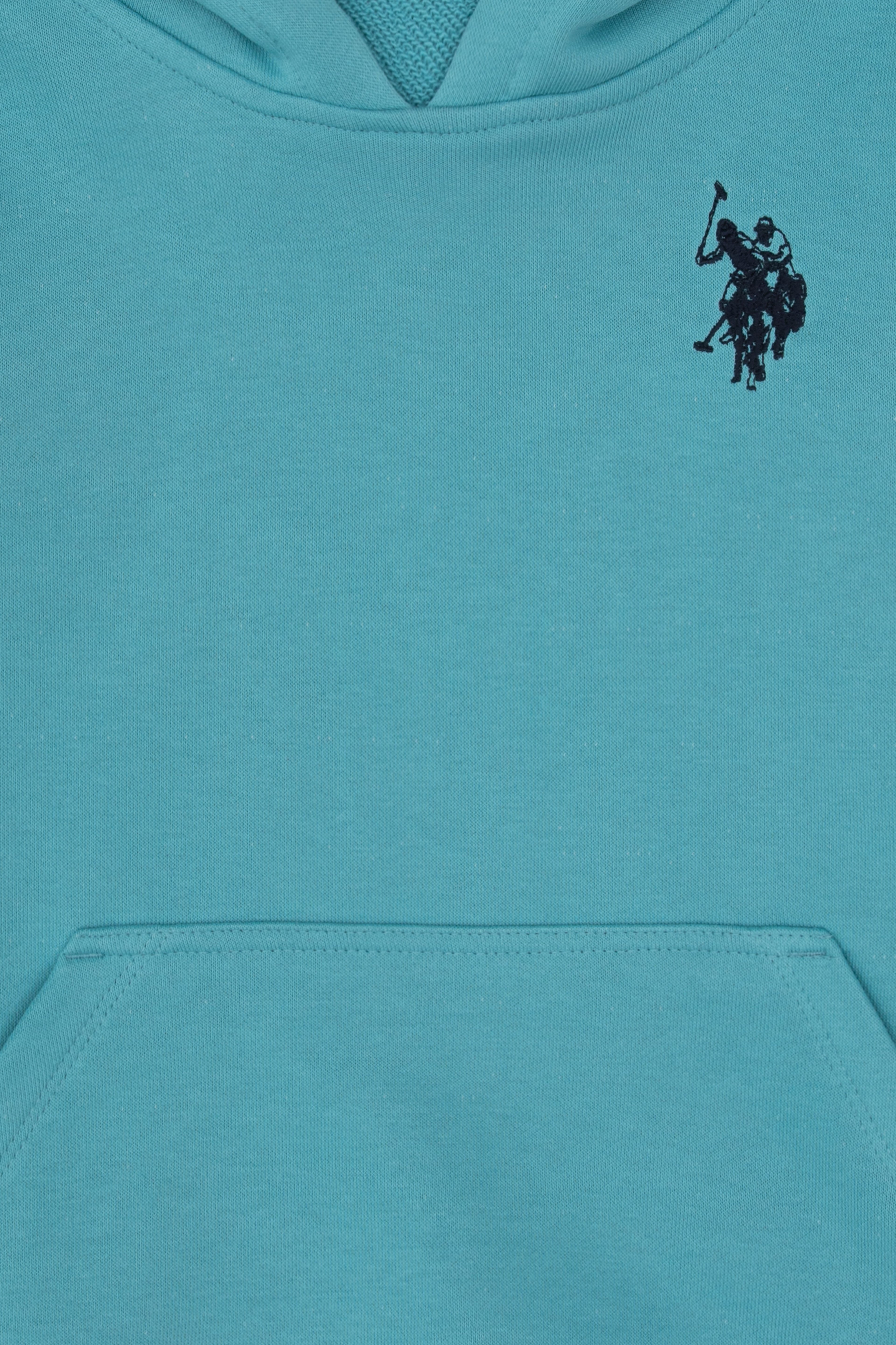 Erkek Çocuk Mint Basic Kapüşonlu Sweatshirt - Image 3