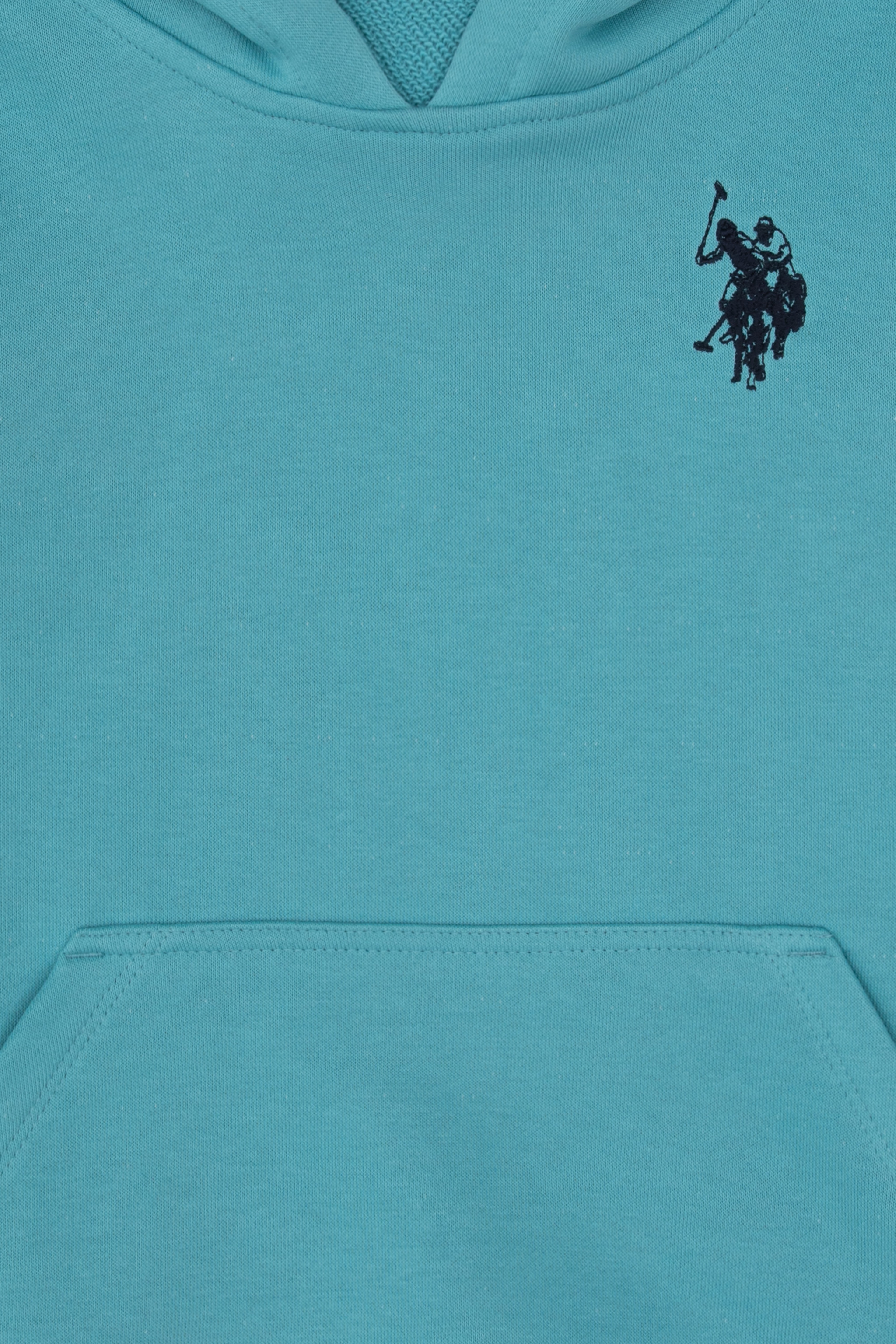 Erkek Çocuk Mint Basic Kapüşonlu Sweatshirt
