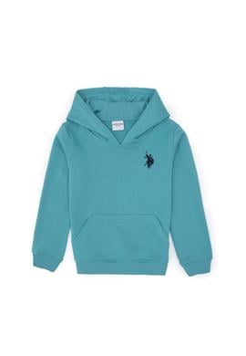 Erkek Çocuk Mint Basic Kapüşonlu Sweatshirt - 50308442006