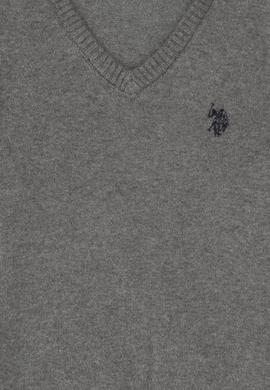 Erkek Çocuk Gri Melanj Basic Kazak - 50315611026