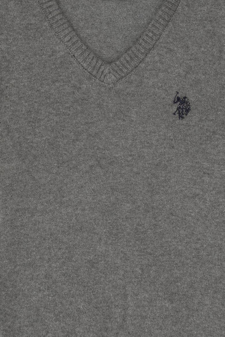 Erkek Çocuk Gri Melanj Basic Kazak - 50315611026