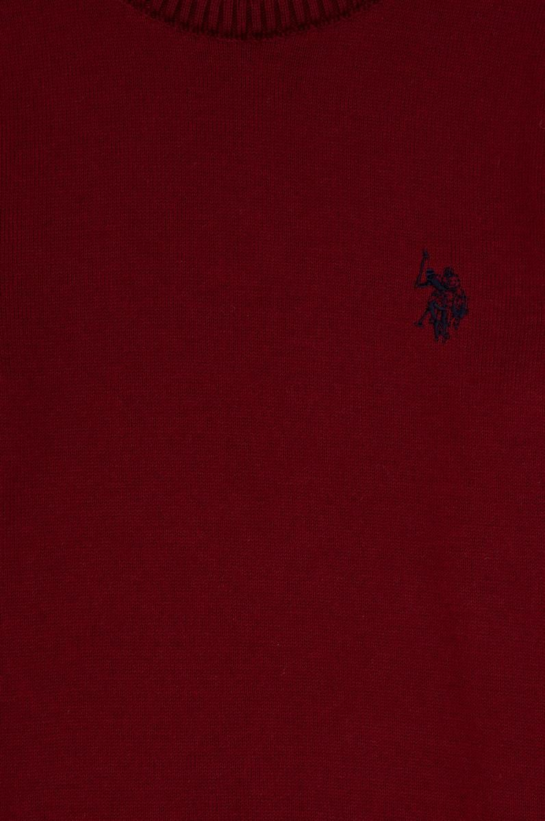 Erkek Çocuk Bordo Basic Kazak