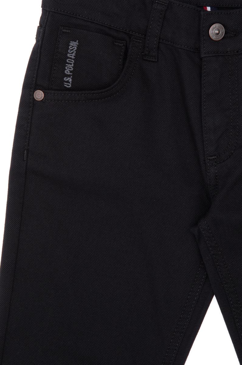 Erkek Çocuk Siyah Kanvas Pantolon