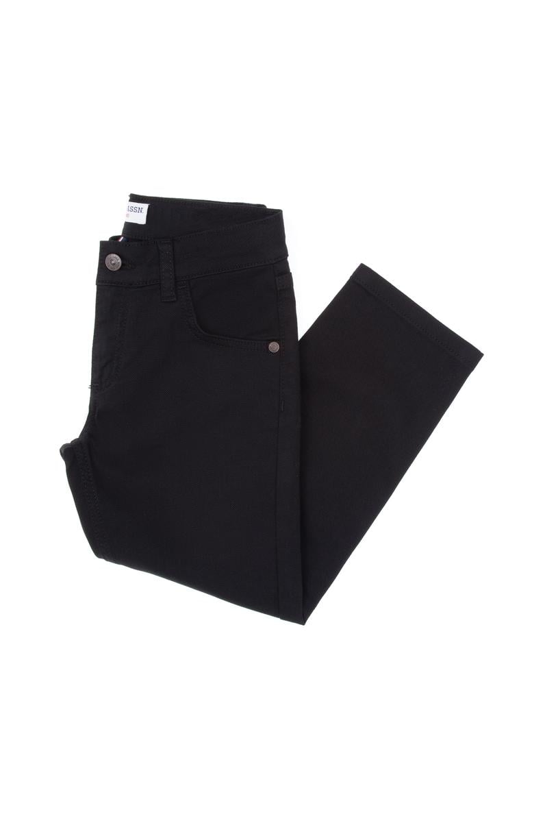 Erkek Çocuk Siyah Kanvas Pantolon