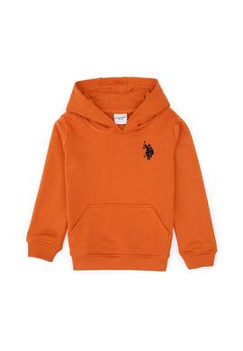 Erkek Çocuk Bakır Basic Kapüşonlu Sweatshirt - 50308442031