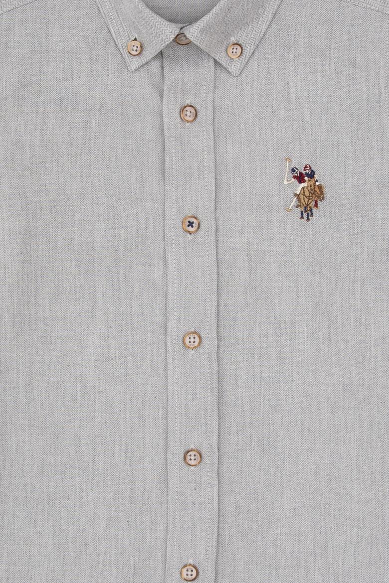 Erkek Çocuk Taş Uzun Kollu Basic Gömlek - 50307690011