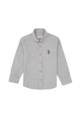 Erkek Çocuk Taş Uzun Kollu Basic Gömlek - 50307690011
