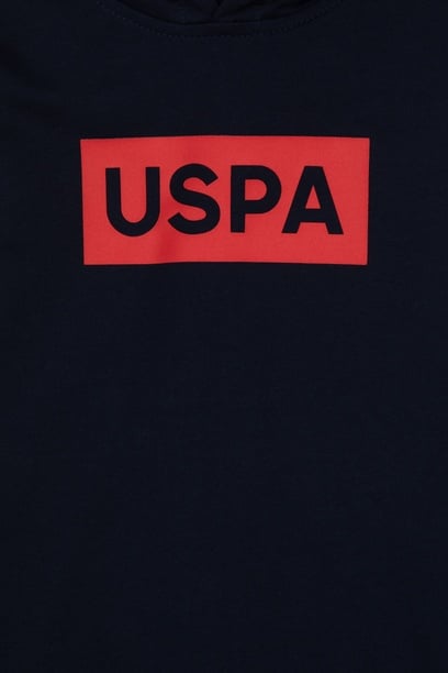 Erkek Çocuk Lacivert Basic Kapüşonlu Sweatshirt
