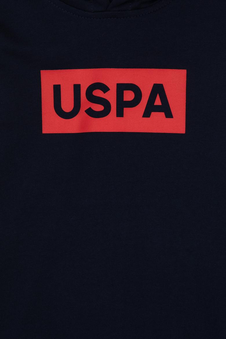 Erkek Çocuk Lacivert Basic Kapüşonlu Sweatshirt - 50307748018