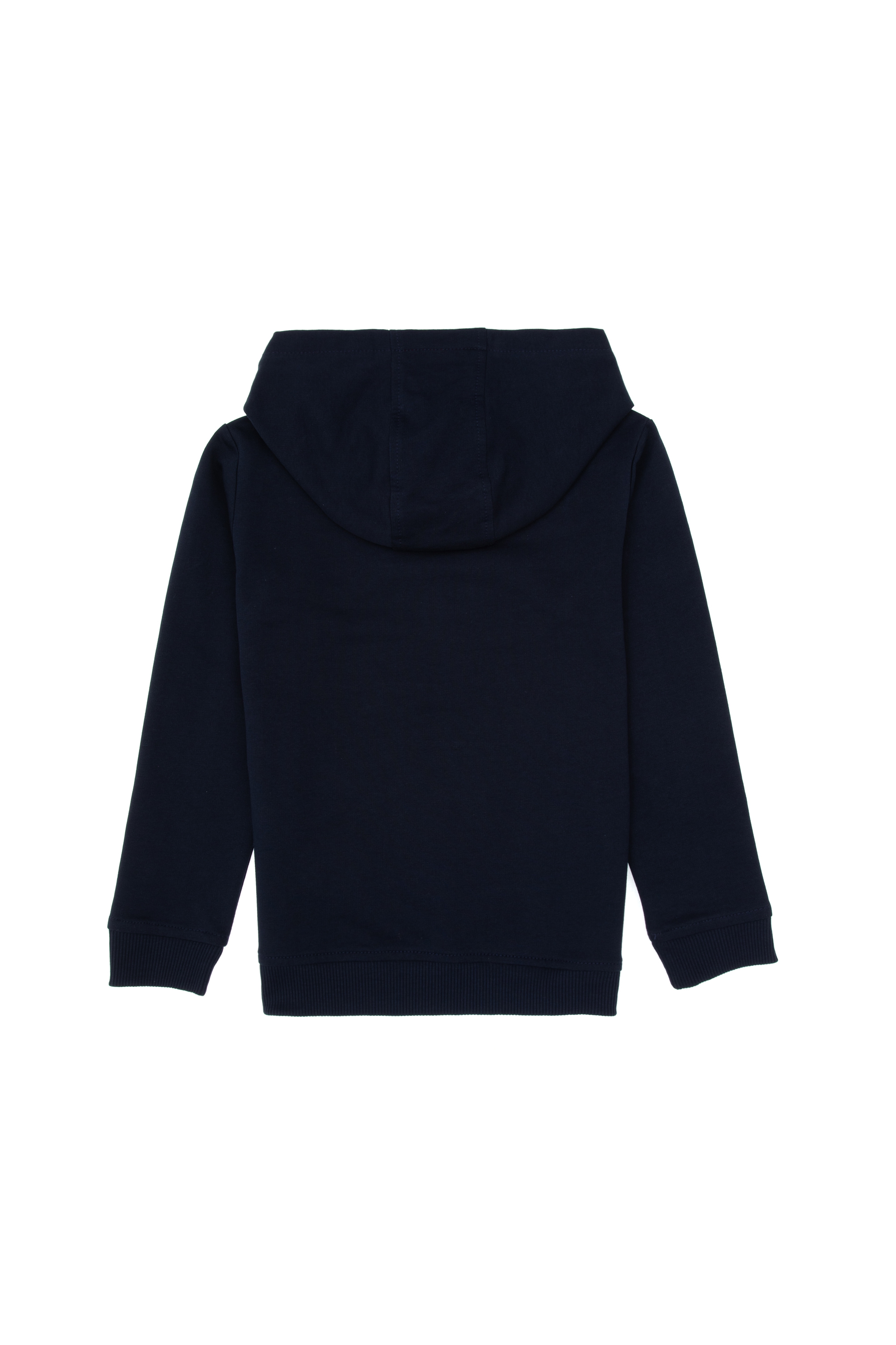 Erkek Çocuk Lacivert Basic Kapüşonlu Sweatshirt - Image 2