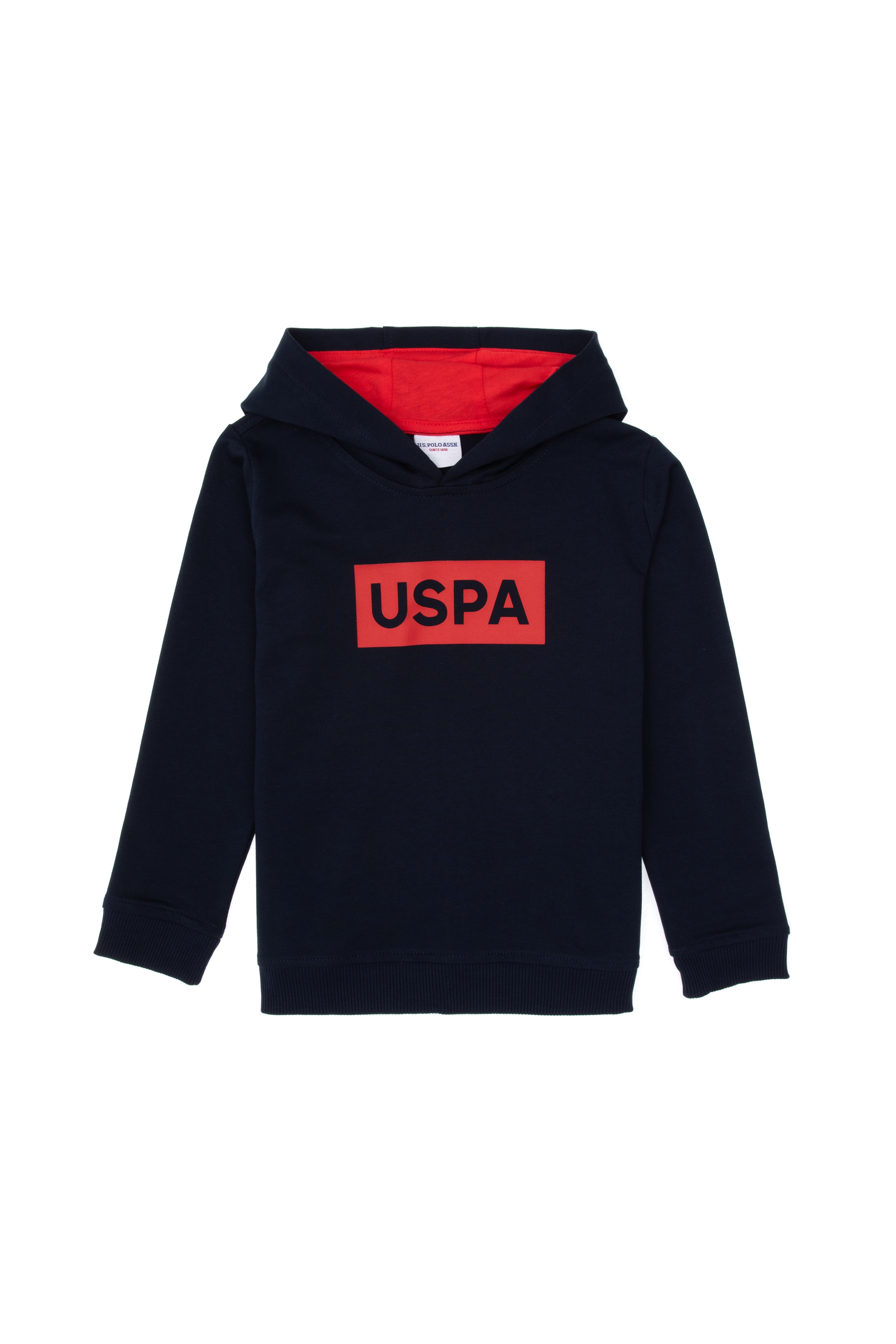 Erkek Çocuk Lacivert Basic Kapüşonlu Sweatshirt - Image 1