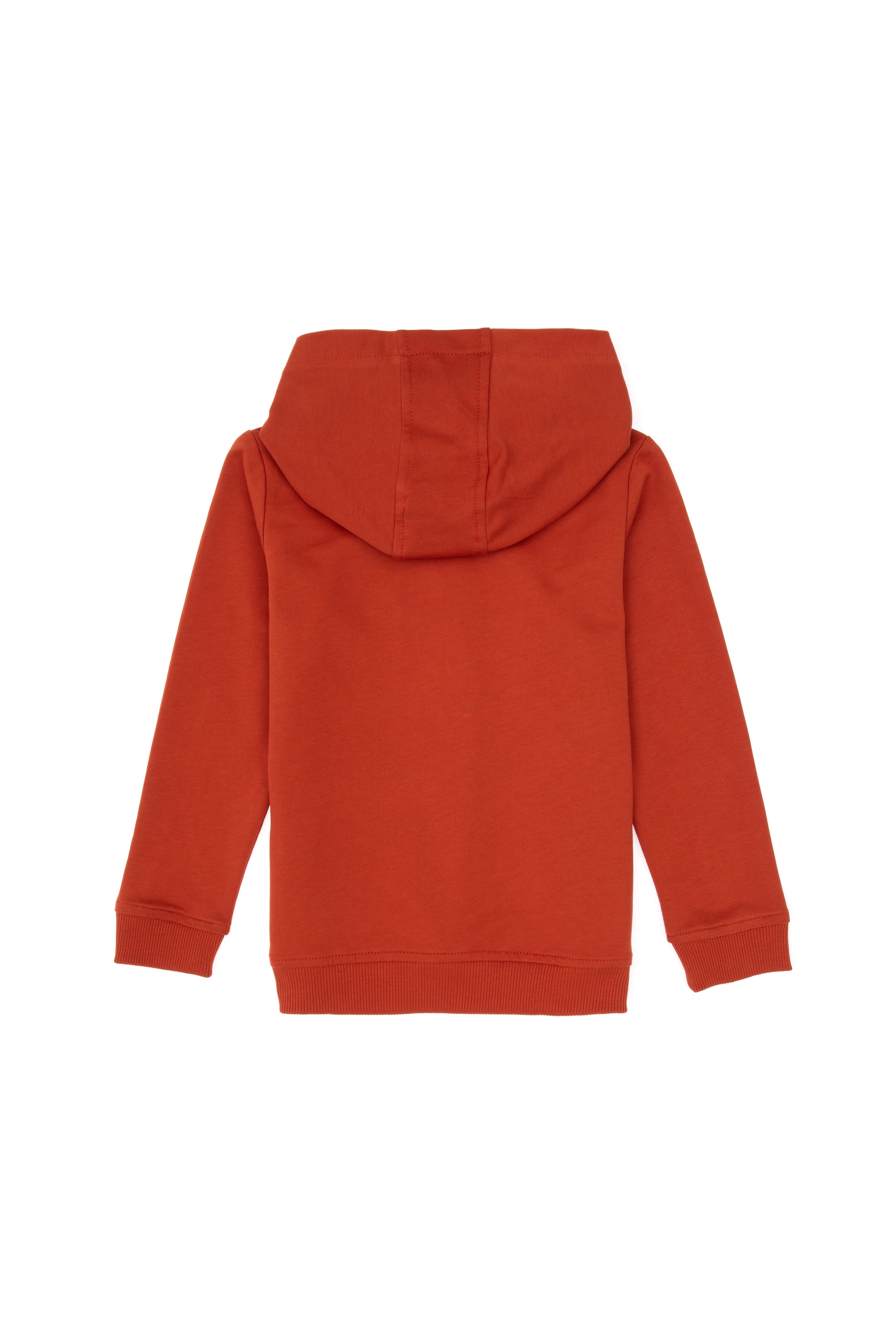 Erkek Çocuk Kiremit Basic Kapüşonlu Sweatshirt - Image 2