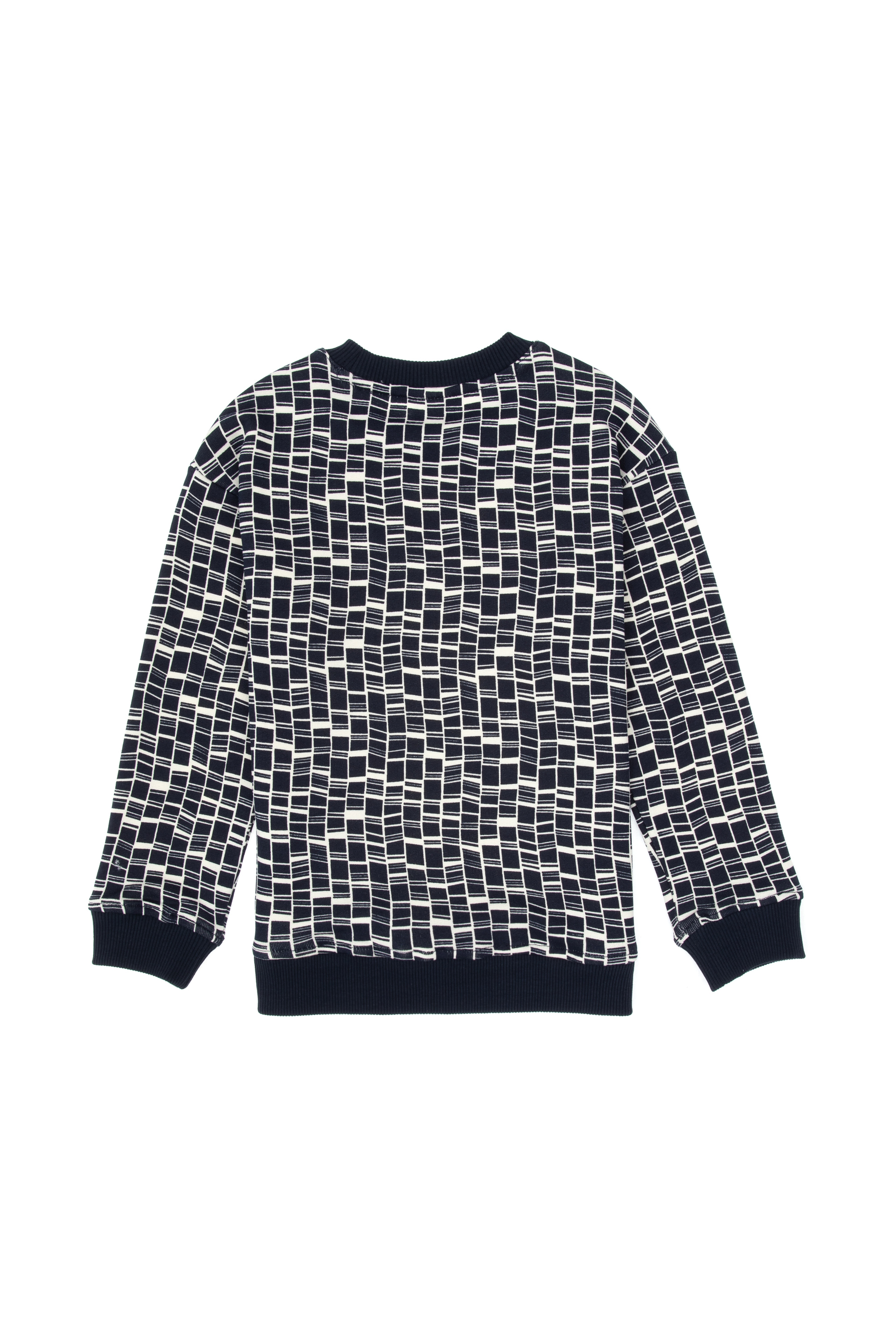 Erkek Çocuk Lacivert Bisiklet Yaka Sweatshirt