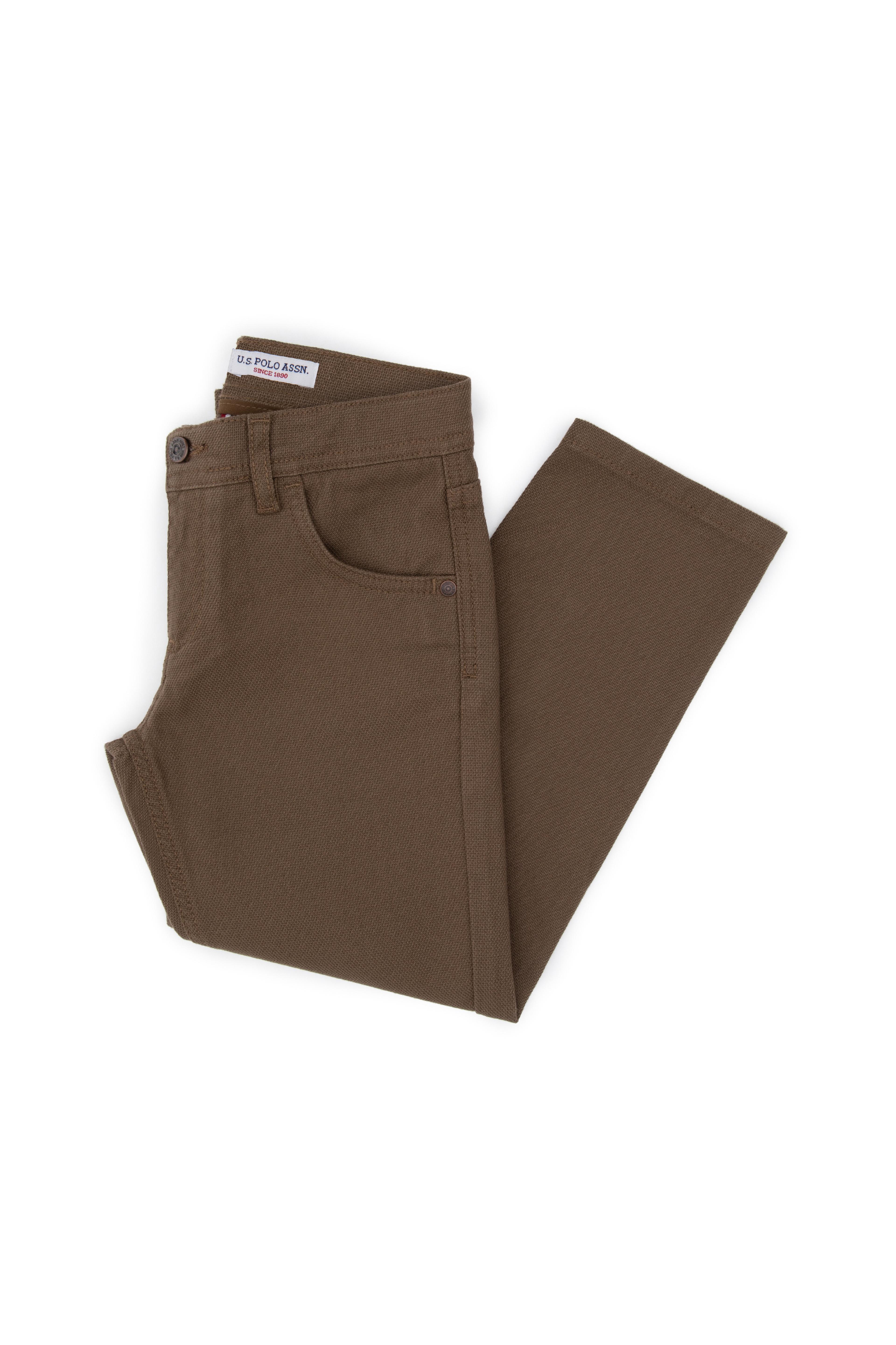 Erkek Çocuk Haki Kanvas Pantolon - Image 1