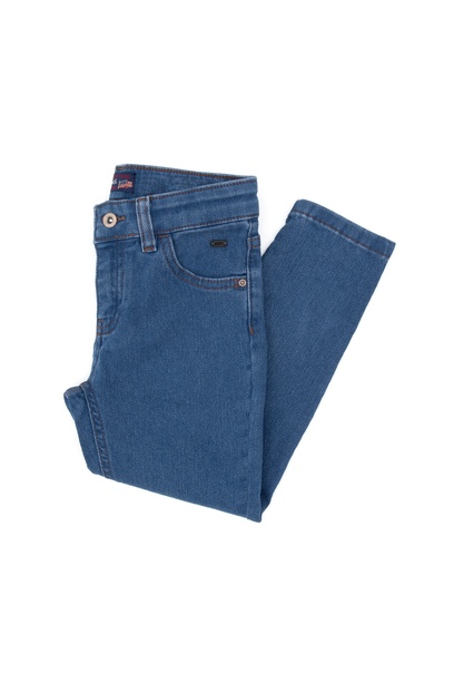 Erkek Çocuk Açık Mavi Jean Pantolon