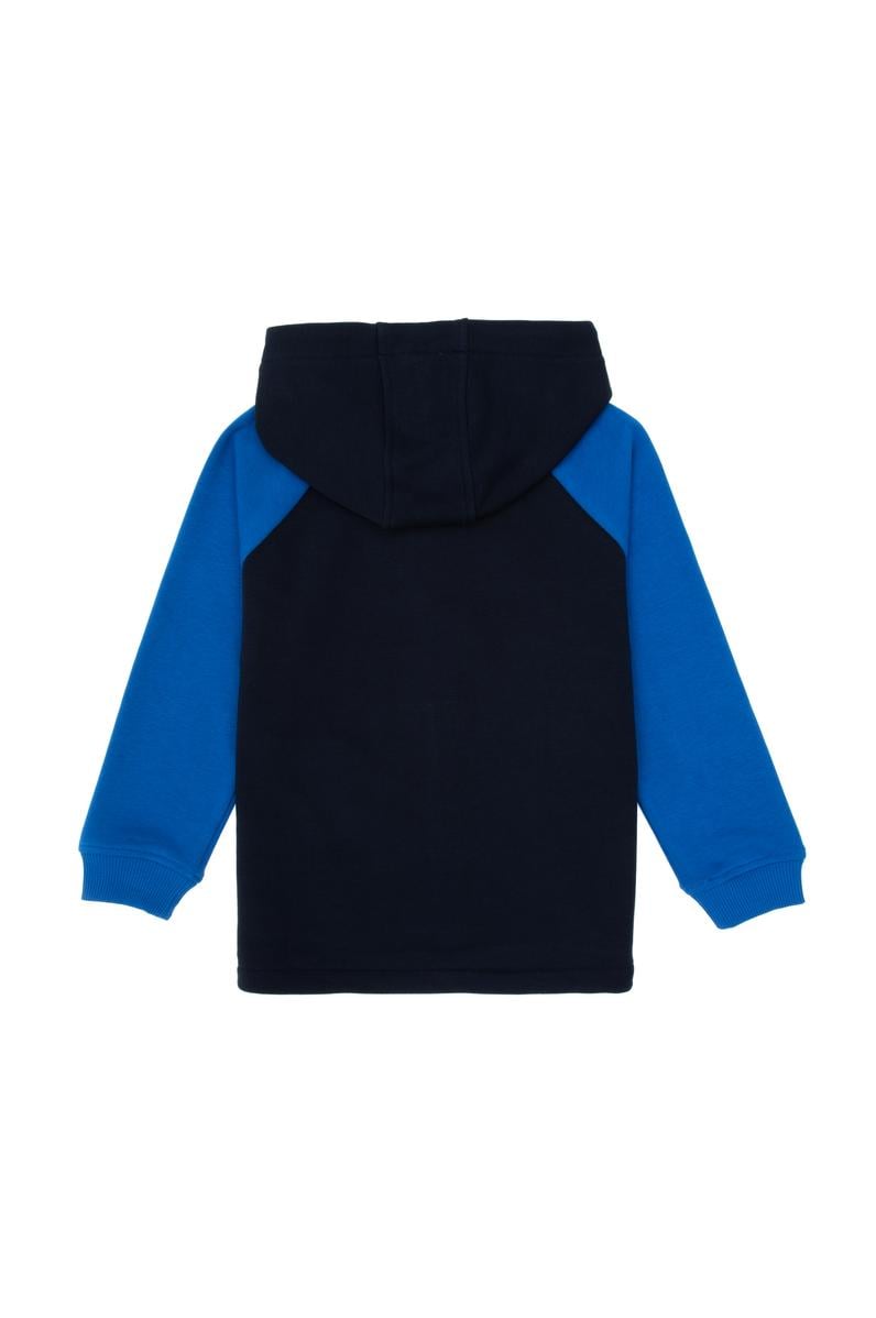 Erkek Çocuk Lacivert Kapüşonlu Sweatshirt