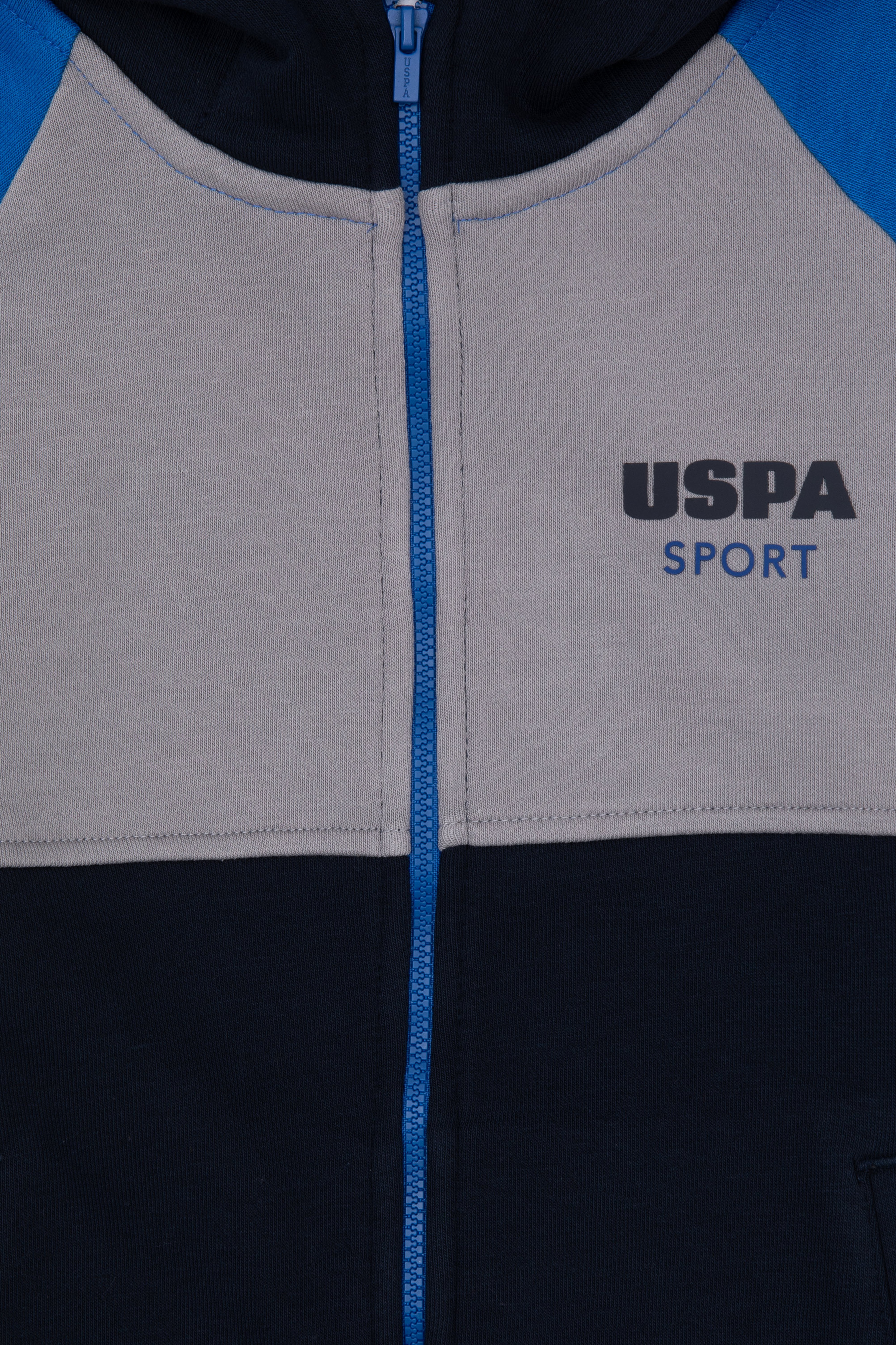 Erkek Çocuk Lacivert Kapüşonlu Sweatshirt - Image 3