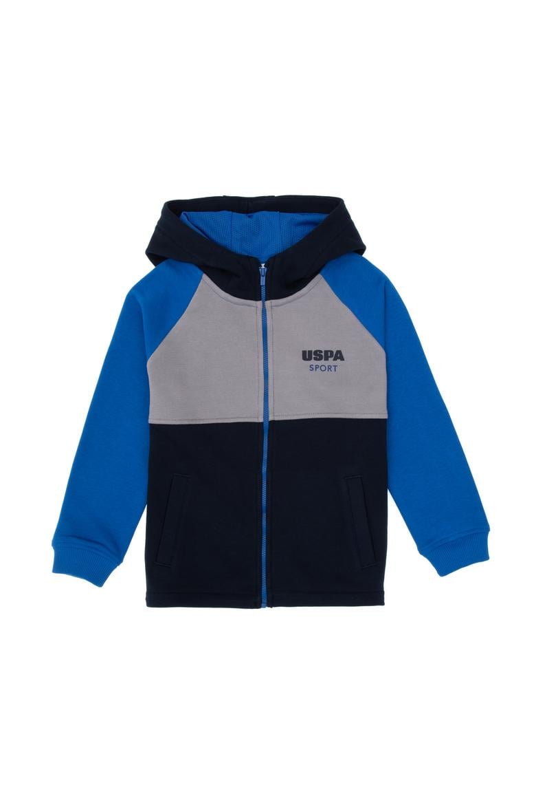 Erkek Çocuk Lacivert Kapüşonlu Sweatshirt