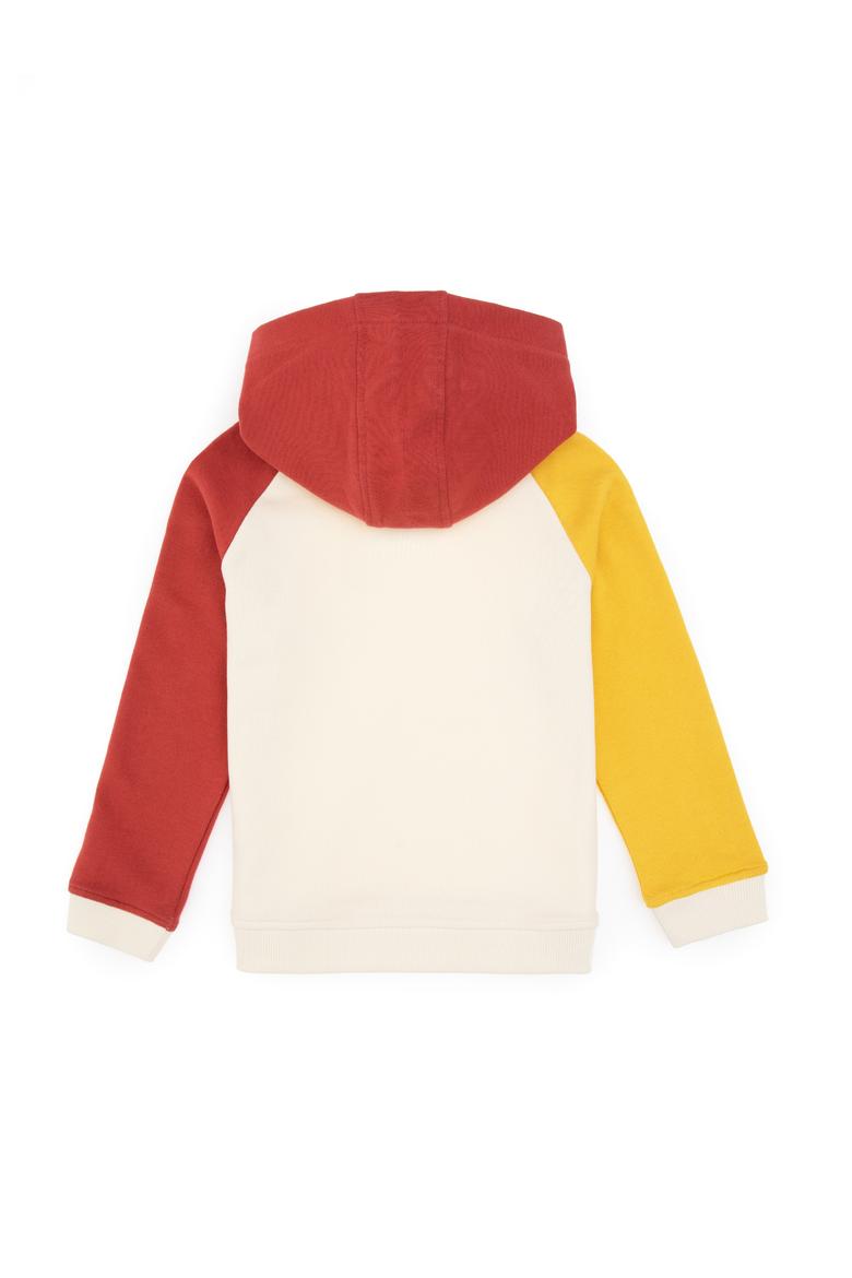 Erkek Çocuk Krem Kapüşonlu Sweatshirt - 50316606035