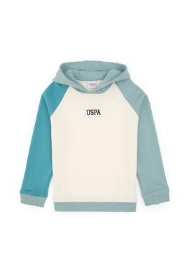 Erkek Çocuk Mint Kapüşonlu Sweatshirt - 50316606061